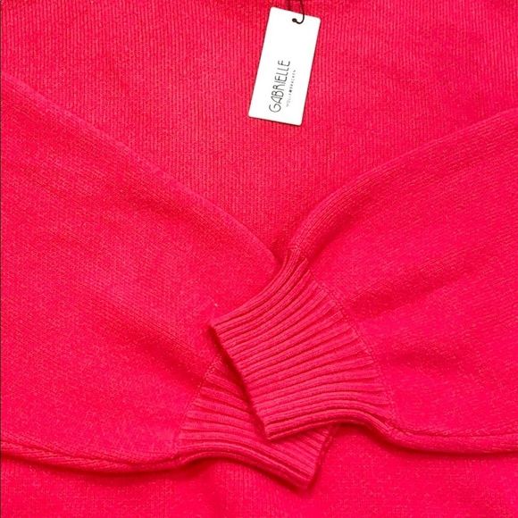 NWT minor pilling Molly Bracken Balloon Sleeve Knit Sweater - Picture 5 of 10